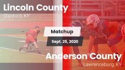 Matchup: Lincoln County vs. Anderson County  2020