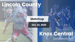 Matchup: Lincoln County vs. Knox Central  2020