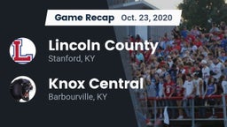 Recap: Lincoln County  vs. Knox Central  2020