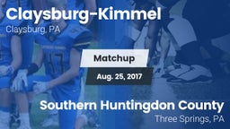 Matchup: Claysburg-Kimmel vs. Southern Huntingdon County  2017