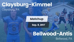 Matchup: Claysburg-Kimmel vs. Bellwood-Antis  2017