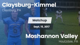 Matchup: Claysburg-Kimmel vs. Moshannon Valley  2017
