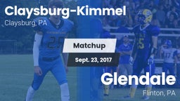 Matchup: Claysburg-Kimmel vs. Glendale  2017