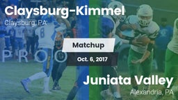 Matchup: Claysburg-Kimmel vs. Juniata Valley  2017