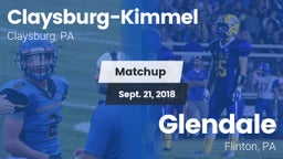 Matchup: Claysburg-Kimmel vs. Glendale  2018