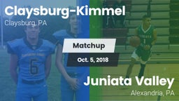 Matchup: Claysburg-Kimmel vs. Juniata Valley  2018