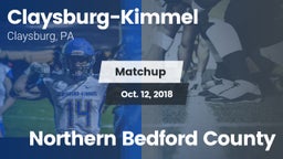 Matchup: Claysburg-Kimmel vs. Northern Bedford County 2018
