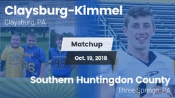 Matchup: Claysburg-Kimmel vs. Southern Huntingdon County  2018