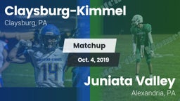 Matchup: Claysburg-Kimmel vs. Juniata Valley  2019