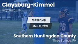 Matchup: Claysburg-Kimmel vs. Southern Huntingdon County  2019