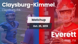 Matchup: Claysburg-Kimmel vs. Everett  2019