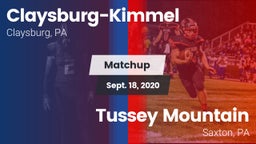 Matchup: Claysburg-Kimmel vs. Tussey Mountain  2020