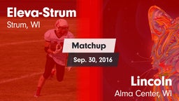 Matchup: Eleva-Strum vs. Lincoln  2016