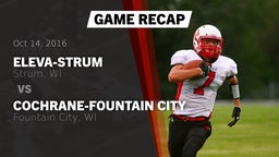 Recap: Eleva-Strum  vs. Cochrane-Fountain City  2016