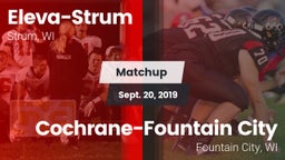 Matchup: Eleva-Strum vs. Cochrane-Fountain City  2019