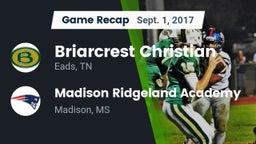 Recap: Briarcrest Christian  vs. Madison Ridgeland Academy 2017