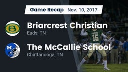 Recap: Briarcrest Christian  vs. The McCallie School 2017