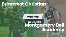 Matchup: Briarcrest Christian vs. Montgomery Bell Academy 2019