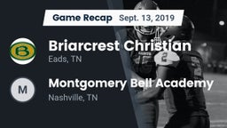 Recap: Briarcrest Christian  vs. Montgomery Bell Academy 2019