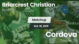 Matchup: Briarcrest Christian vs. Cordova  2019