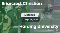 Matchup: Briarcrest Christian vs. Harding University 2020