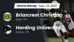 Recap: Briarcrest Christian  vs. Harding University 2020
