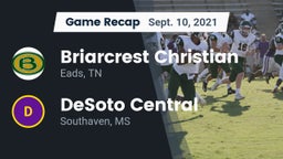 Recap: Briarcrest Christian  vs. DeSoto Central  2021