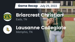 Recap: Briarcrest Christian  vs. Lausanne Collegiate  2022