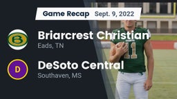 Recap: Briarcrest Christian  vs. DeSoto Central  2022