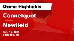 Connetquot  vs Newfield  Game Highlights - Jan. 16, 2024
