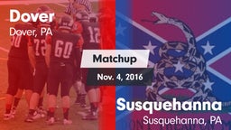 Matchup: Dover vs. Susquehanna  2016