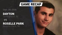 Recap: Dayton  vs. Roselle Park  2016