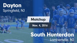Matchup: Dayton vs. South Hunterdon  2016