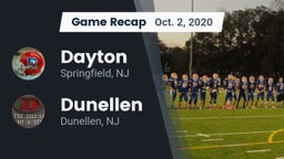 Recap: Dayton  vs. Dunellen  2020