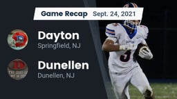 Recap: Dayton  vs. Dunellen  2021