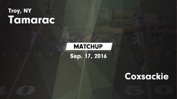 Matchup: Tamarac vs. Coxsackie 2016