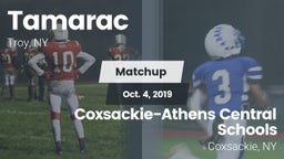 Matchup: Tamarac vs. Coxsackie-Athens Central Schools 2019