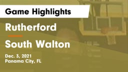 Rutherford  vs South Walton  Game Highlights - Dec. 3, 2021