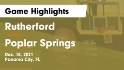 Rutherford  vs Poplar Springs   Game Highlights - Dec. 18, 2021