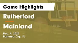 Rutherford  vs Mainland  Game Highlights - Dec. 4, 2023