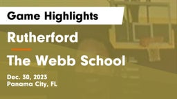 Rutherford  vs The Webb School Game Highlights - Dec. 30, 2023