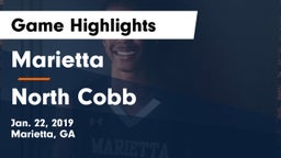 Marietta  vs North Cobb  Game Highlights - Jan. 22, 2019