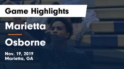 Marietta  vs Osborne  Game Highlights - Nov. 19, 2019