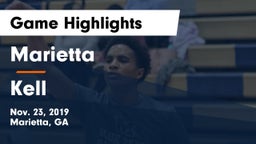 Marietta  vs Kell  Game Highlights - Nov. 23, 2019