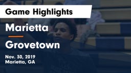 Marietta  vs Grovetown  Game Highlights - Nov. 30, 2019