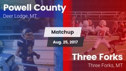 Matchup: Powell County vs. Three Forks  2017