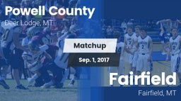 Matchup: Powell County vs. Fairfield  2017