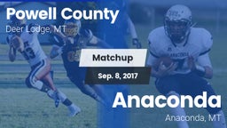 Matchup: Powell County vs. Anaconda  2017