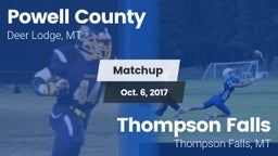 Matchup: Powell County vs. Thompson Falls  2017