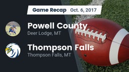 Recap: Powell County  vs. Thompson Falls  2017